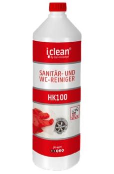 iclean HK100 Sanitär- und WC-Reiniger rot, 1000 ml